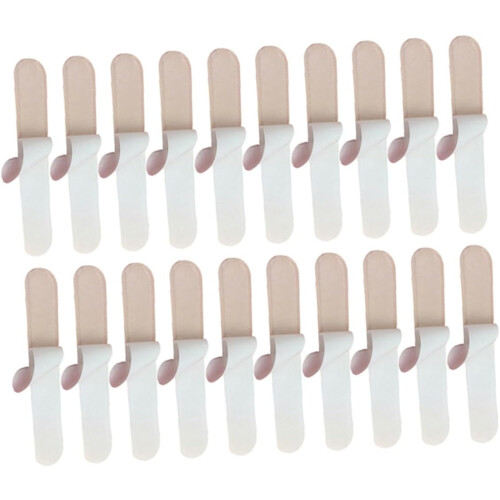 100Pcs White Hat Sweat-Absorbing Pads for Baseball Caps, Removable Sweat Protector Stickers
