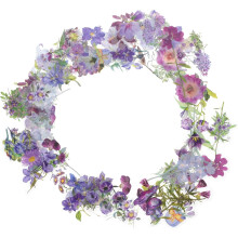 100 Stück florale Scrapbooking-Aufkleber im Vintage-Stil, DIY-Blumenaufkleber für Journaling-Zubehör