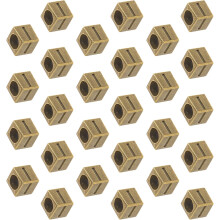 Square Alloy Spacer Beads Letter Charms for Jewelry Making, 50pcs Ancient Cyan Alphabet Pendants