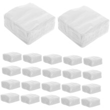 50 Stück dicke Kosmetiktücher, weiße Papierservietten, ideal für Hotel, Restaurant, Party und Feier