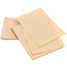 50 Blatt Vintage-Kraftpapier, Briefpapier im A5-Format, liniert, für Erwachsene zum Briefeschreiben und Schreiben