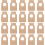 100pcs Kraft Paper Wine Bottle Label Wine Cellar Labels 5.7x8.9cm Practical Tool 1