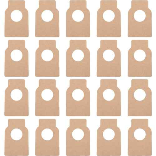100pcs Kraft Paper Wine Bottle Label Wine Cellar Labels 5.7x8.9cm Practical Tool