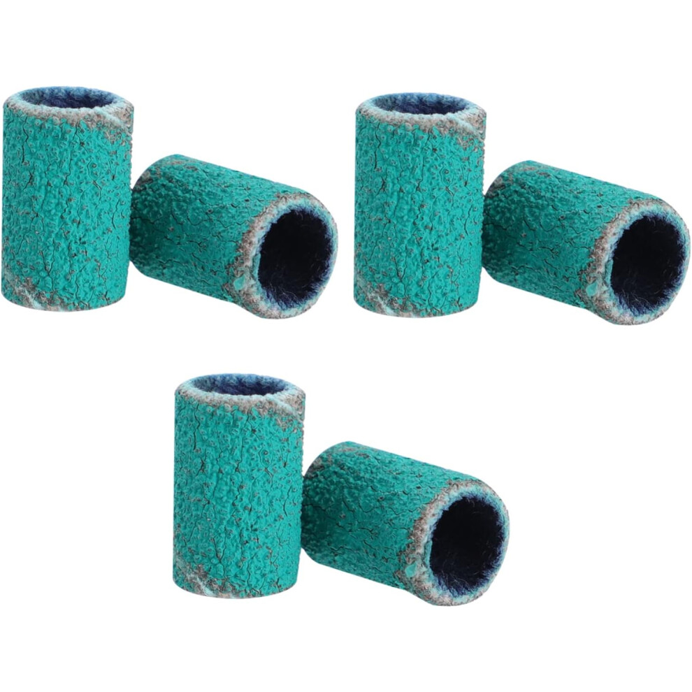 Hkhbjs 100Pcs Manicure Sanding Bands Nail Drill Sanding Ring Electric Nail Drill Accessories For Art
