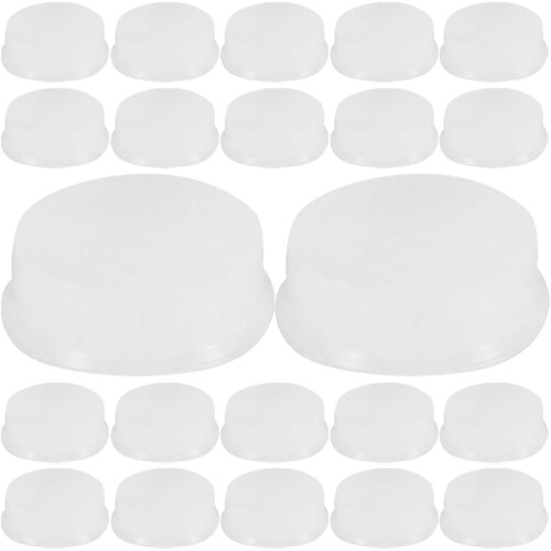24pcs Flute Open Hole Plug Key Cap Replacement Silicone Material Easy to Install and Remove Protecting Instrument