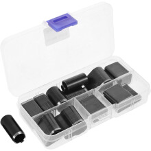 24-teiliges Lederlocher-Set für DIY-Bastelarbeiten: 24-Loch-Lederlocher mit Kreisschneider und Hammer