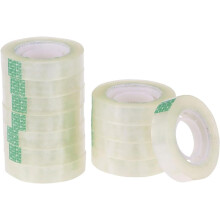 24pcs Plastic Tape 1.2cm x 32m Stationery Tape for Students School Office Use Adhesive