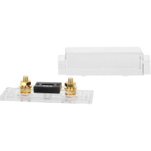 Versterker zekeringhouderblok, inline zekeringhouder voor auto-audio, vrachtwagen, auto-elektronica, kunststof.