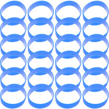 24 Stück hitzebeständige Silikon-Sublimationsbänder, elastische Ringe, 210 x 25 mm, für DIY-Bastelbedarf