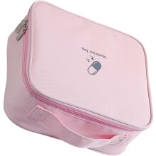 Notfalltasche, leichtes Oxford-Gewebe, kompaktes Erste-Hilfe-Set, tragbarer Medikamentenorganizer, 10 x 9 x 4 cm