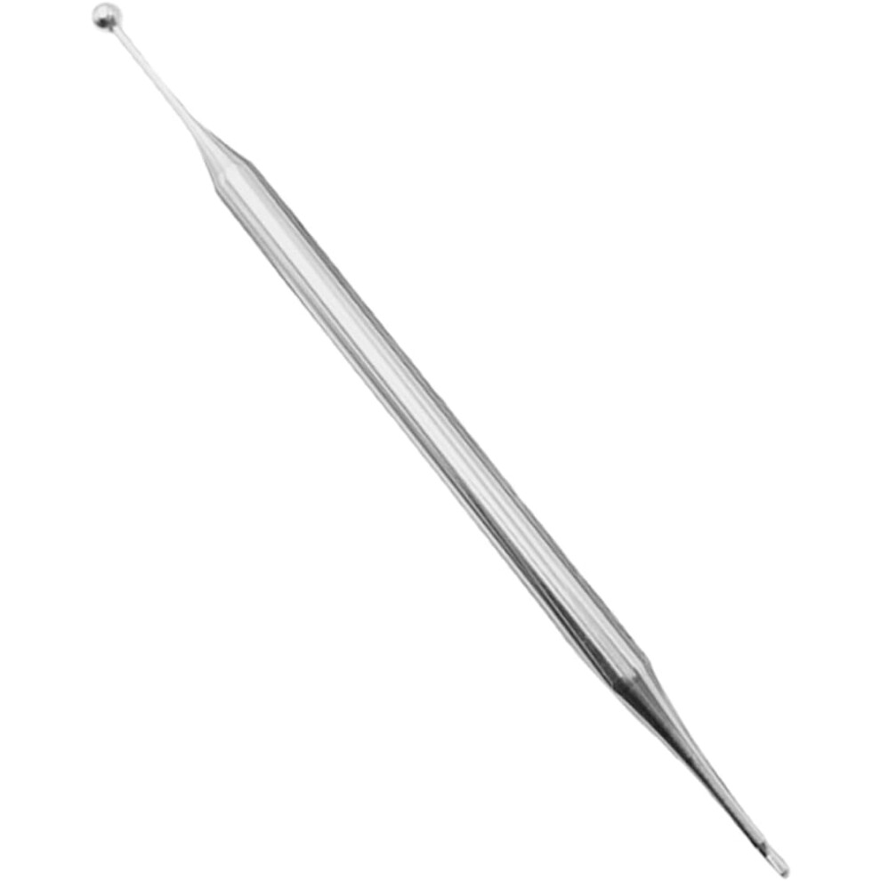 Hkhbjs Silver Stainless Acupoint Stick Acupressure Pen Portable Metal Massage Tool