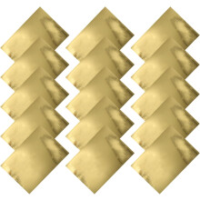 30 Stück Goldfolien-Bastelpapier, metallisches Origami-Scrapbook-Zubehör für DIY-Schreibwarenprojekte