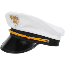 Captain's Hat Retro Accessory for Boating for Sailing Captain Cosplay Party Hats Dress up Accessories