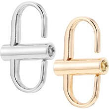 Verstellbare Metallschnallen, 4 Stück, für Taschenkettenriemen, robuste Schraubverschlüsse