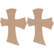2 Stück Kreuzmosaik-Untersetzer, DIY-Holzplaketten, Rohlinge, Basistabletts für Bastelarbeiten, Untersetzer, Bechermatten