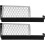 2Pcs Foosball Table Goal Net Replacement with Black Mesh Ball Storage Box 1