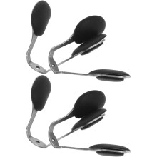 4pcs almofadas integradas do nariz do óculo almofadas substituíveis da ponte do nariz para metal e óculos