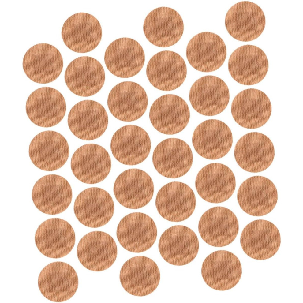 Hkhbjs 100Pcs Breathable Brown Knuckle Bandages Elastic Fabric Adhesive