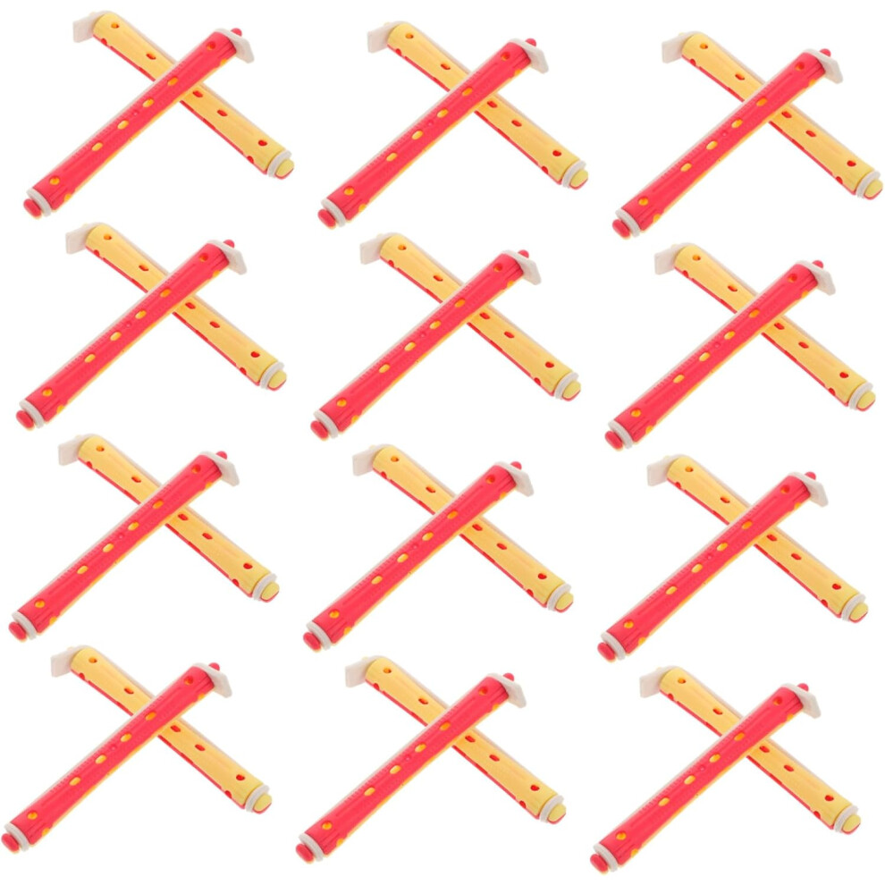 Hkhbjs 24Pcs Hollow Curling Rods Set Plastic Curlers For Long Hair Diy Styling Tools Perm Rod Rollers Home Salon Use