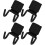 Weightlifting Hooks and Wrist Straps Set, Steel Construction with Enhanced Grip Stability 1