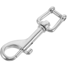 Karabinerhaken mit drehbarer Öse aus seewasserbeständigem Edelstahl 316, 85 mm – Hochleistungs-Tauchfederclip