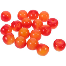 20pcs Fruit Beaded Jewelry Resin Cherry Orange Beads for DIY Necklace Bracelet Earrings Crafting Supplies