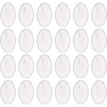 100 Paar Ersatz-Nasenpads aus weichem Silikon für Brillen