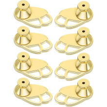 8 Stück Ohrringheber mit Metallverschluss für schwere, hängende Ohrringe – Modeaccessoires