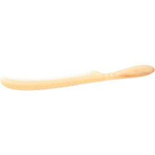 Horn Comb for Scalp Massage Portable Hair Detangler Wide Teeth Natural Horn Material for Men and Women for Travel and Daily Hair Care