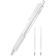 Markeerstift met drukknop en 1 mm punt voor het positioneren van de wenkbrauw, waterdicht hulpmiddel voor tatoeages en make-up.