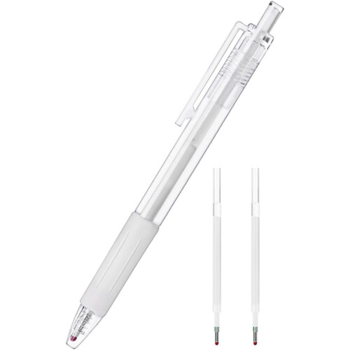 Press-Type 1mm Tip Eyebrow Positioning Marking Pen, Waterproof Tattoo Makeup Tool