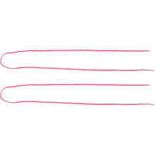 2 Paar rosa gewachste Polyester-Schlittschuhschnürsenkel, 96 cm