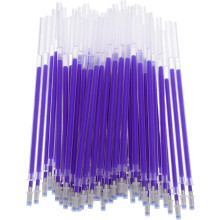 100pcs Fabric Marking Pen Refill Heat Erasable Fine Tip for Quilting Embroidery Dressmaking Disappearing Ink Quilting Pen Tailor Marking
