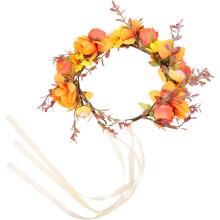 Boho-Sonnenblumengirlande, Blumenhaarschmuck, Blumenkrone für Damen, Foto-Accessoire für Hochzeiten, Partys und Feiertage