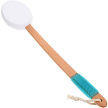 Perie de curățat spate pentru duș 1 perie de curățat baie perie de spate pentru baie material lemn design ergonomic mâner lung