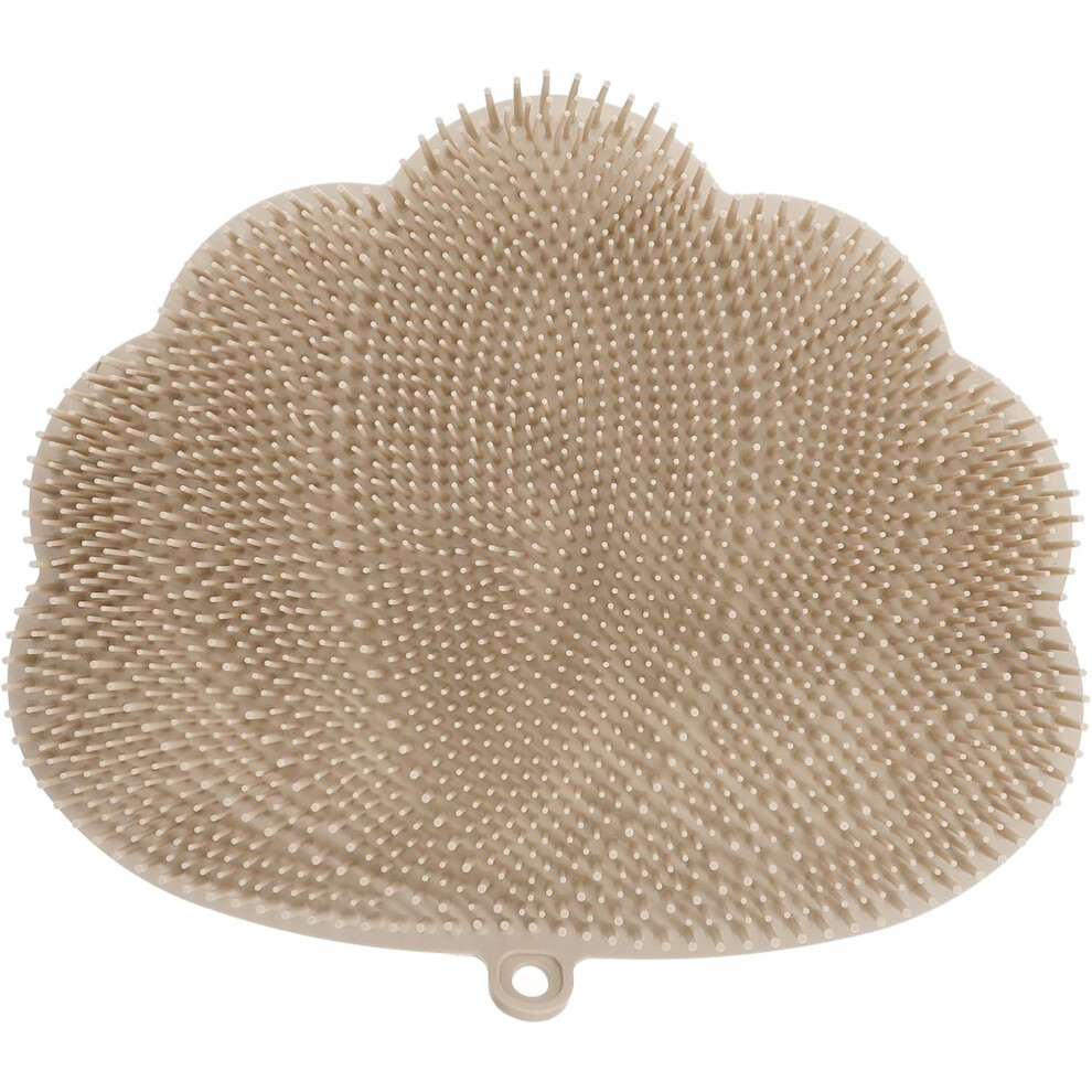 Hkhbjs Wall Mounted Back Scrubber With Suction Cups, Hands-Free Shower Body And Foot Massage Scrubber Mat