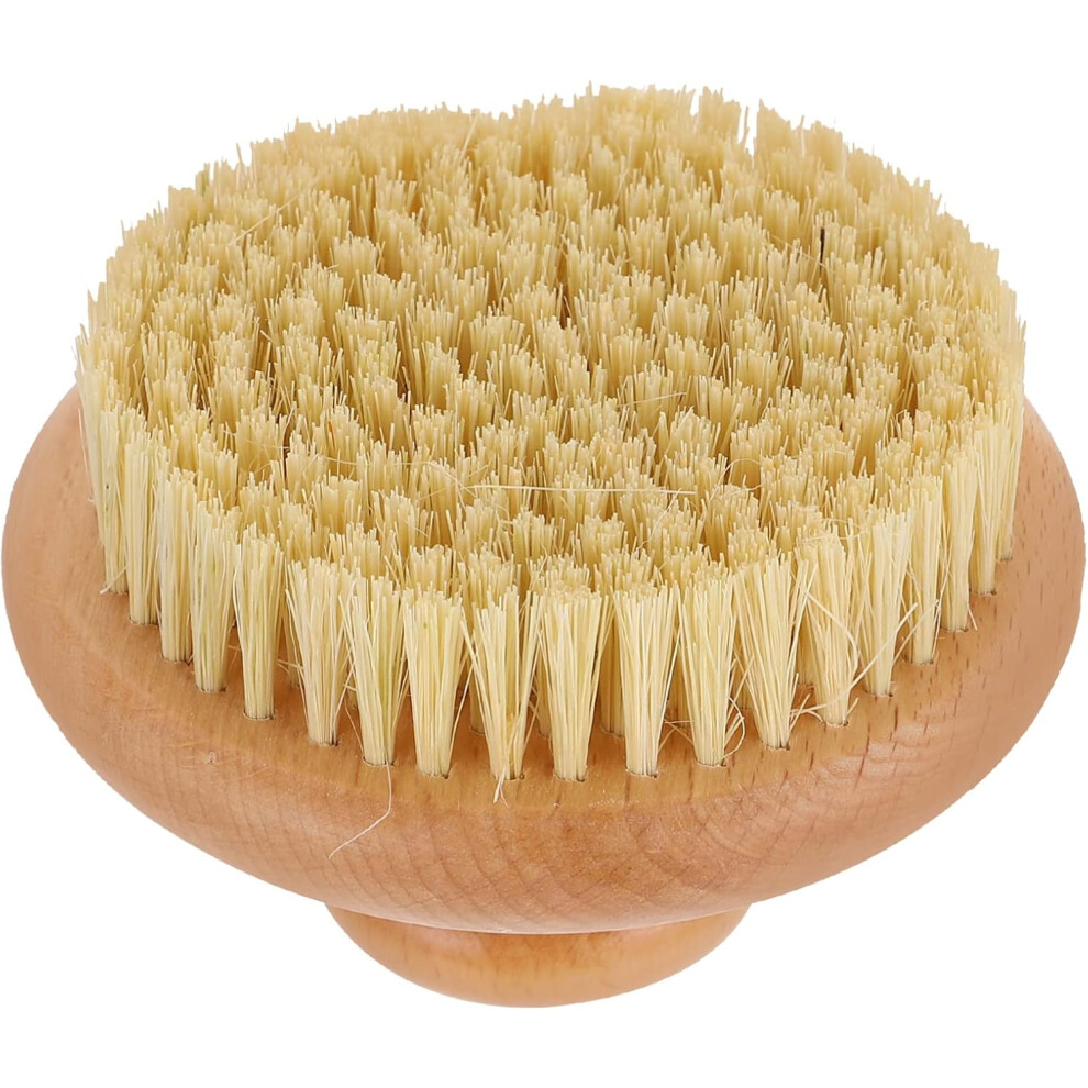 Hkhbjs Exfoliating Body Scrubber And Soft Bristle Bathing Brush, Round Body Wash Brush For Dead Skin Removal