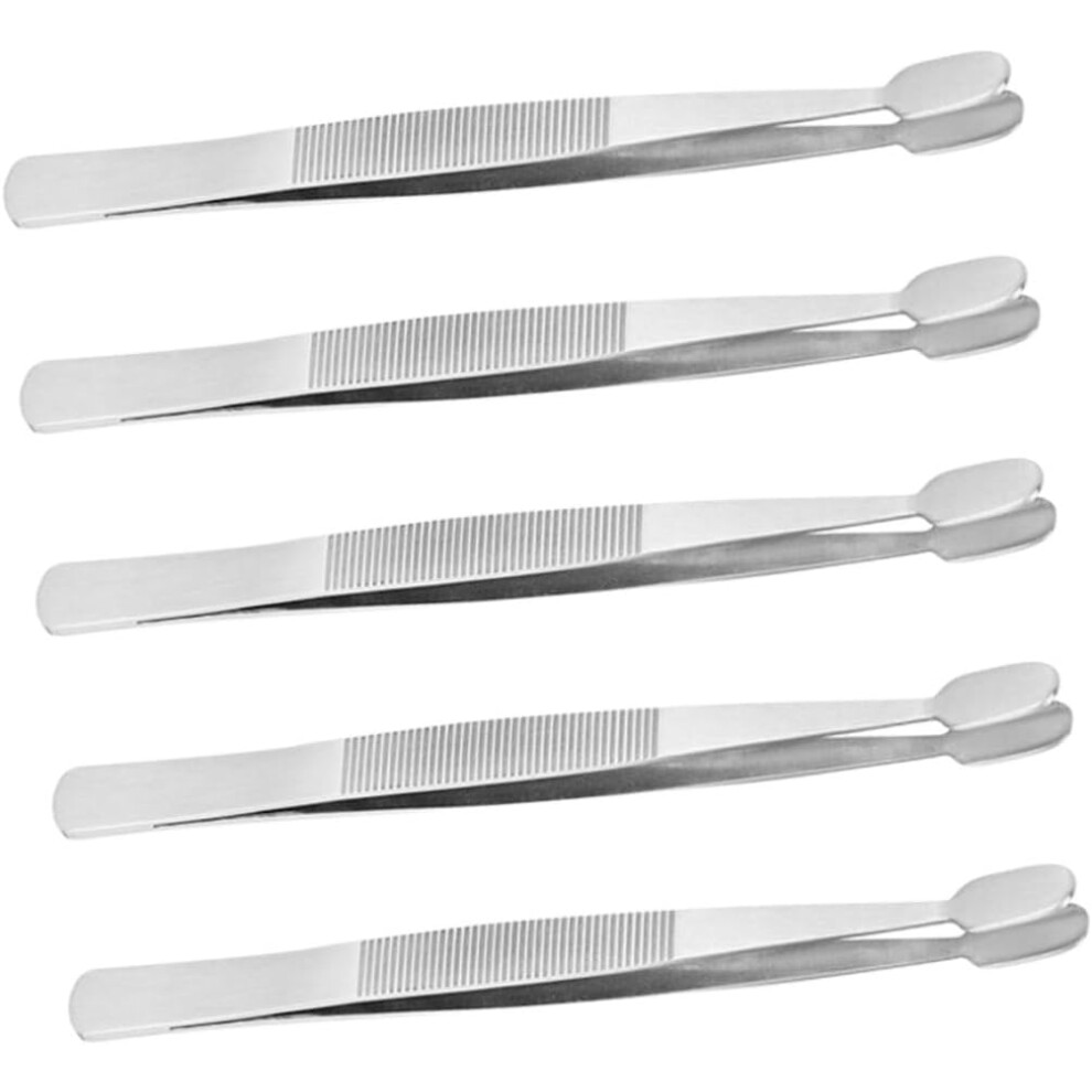 Hkhbjs 5Pcs Eyelashes Clips And Tweezers Set Small Multifunctional Eyelash Makeup Tools