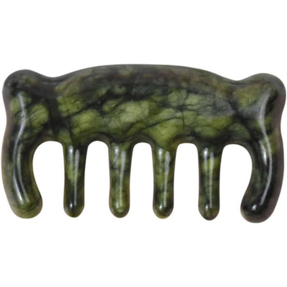 Hkhbjs Unisex Jade Massage Comb For Hair Scalp Massager Handheld Hair Comb Guasha Board Jade Handheld Brush For Massage Tool