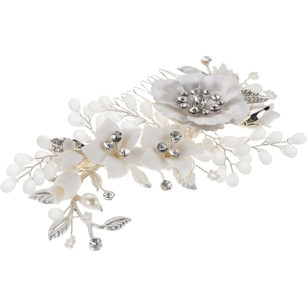 Hkhbjs Elegant Rhinestone Wedding Hairpiece For Bride Timeless Hair Accessories