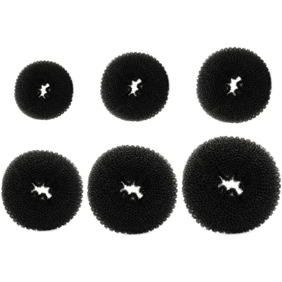 Hkhbjs 6Pcs Hair Bun Makers Women Donut Hair Bun Maker Easy To Use For Party Wedding