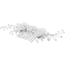 Brauthaarkamm Elegantes florales Design Einzigartiges handgefertigtes Accessoire
