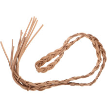 Strohhut-Accessoires für Damen, Cowboy-Hippie-Stirnbandgürtel, handgefertigt für Damen und Herren, Beige
