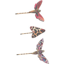 3er-Set Vintage-Haarspangen und -Haarclips mit Libellen- und Schmetterlingsmotiven für Damen – elegante Haaraccessoires für Partys und den Alltag