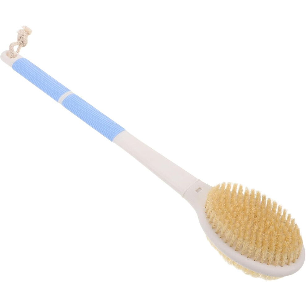 Photos - Bath Sponge HKHBJS Long-handled Bath Brush Double-sided for Back Scrubbing Dry Body Brush Ergonomic Handle for Shower Exfoliation 
