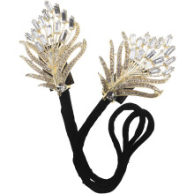 Elegant Plume Hair Bun Clip Alloy French Twist Bun Maker Easy-to-use Polished Look Versatile