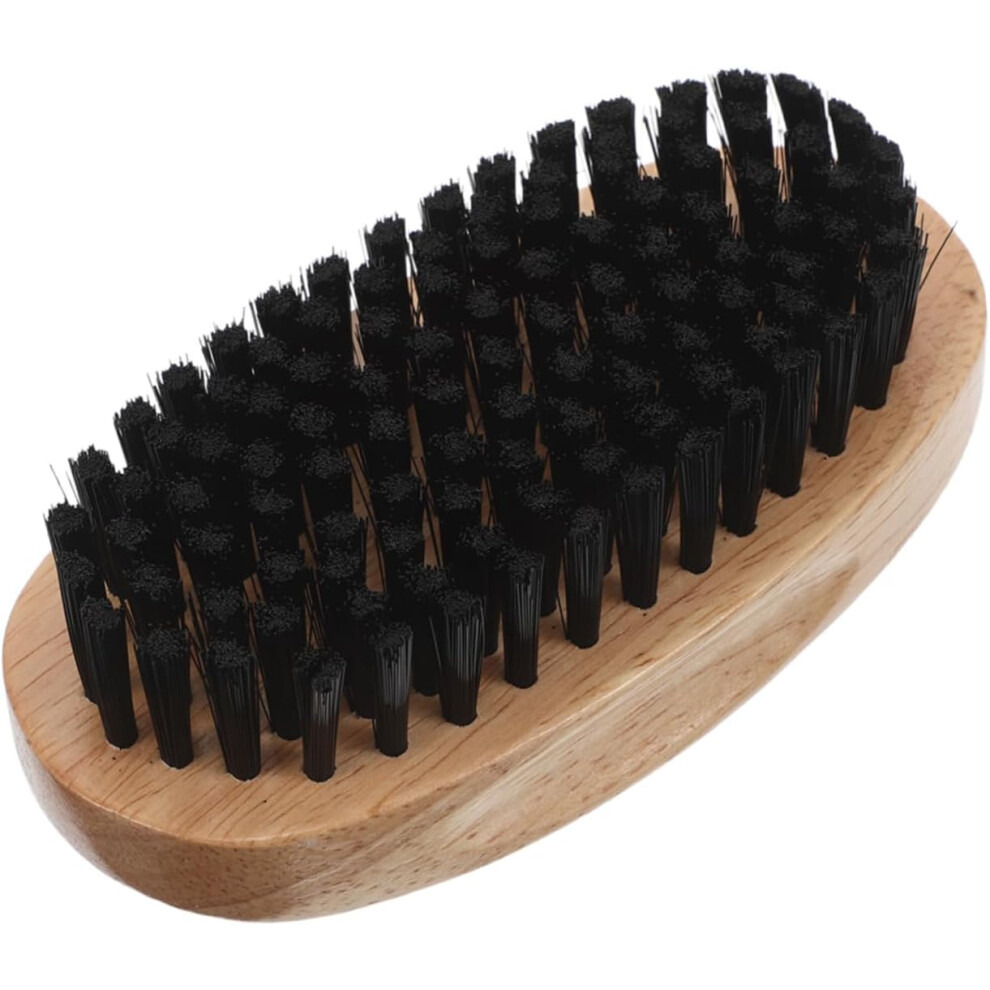 Hkhbjs Beard Brush For Men Wooden Handle Bristle Beard Straightening Brush For Barber Salon Use And Cleaning
