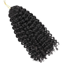 Crochet Braiding Hair Extensions 30pcs Synthetic Black Passion Braids Twisted Crochet Braid Hair for Women Natural Style