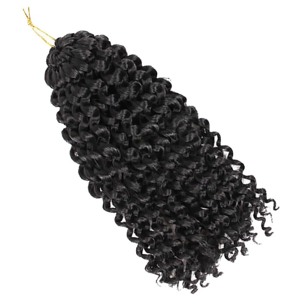 Hkhbjs Crochet Braiding Hair Extensions 30Pcs Synthetic Black Passion Braids Twisted Crochet Braid Hair For Women Natural Style