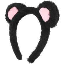 Funny Bear Ears Cosplay Headband para mulheres acessório de traje brincalhão